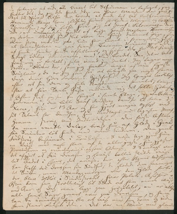 Brev fra H.C. Andersen til Henriette Hanck (08/06-1839)